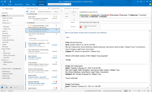 Microsoft Outlook 2013 Screen Shot